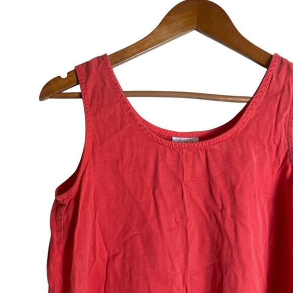 Click colour me cotton pink tank top. Size small - Picture 2 of 6